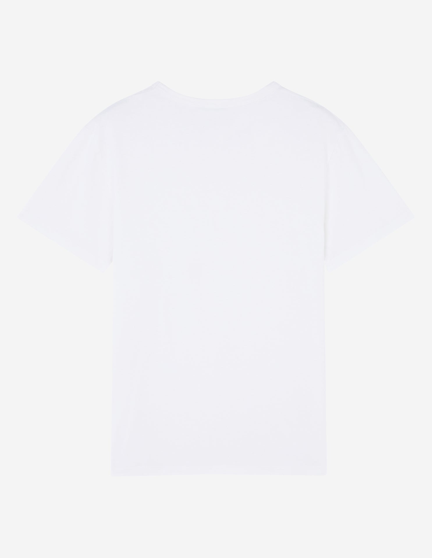 Mens | Tricolor Fox Patch Tee-Shirt | White