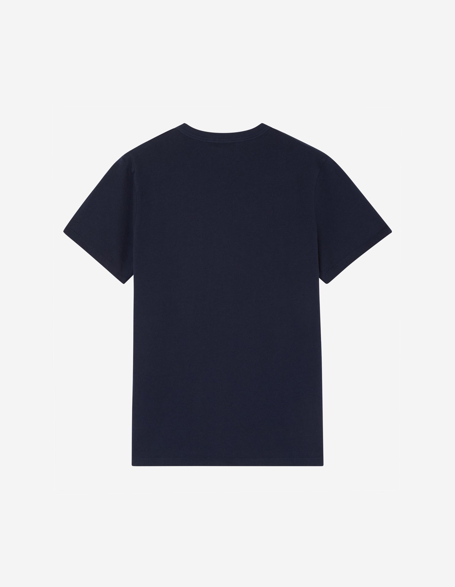 Mens | Fox Head Patch Short-Sleeve Classic Cotton Tee-Shirt | Navy