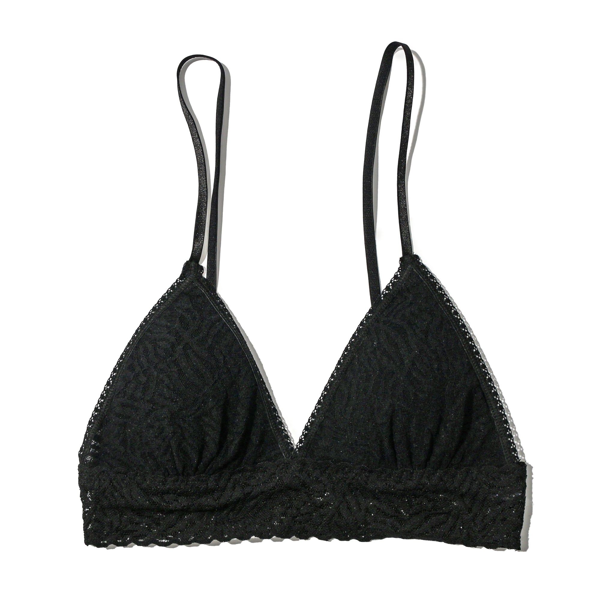 Animal Lace Padded Bralette | Black