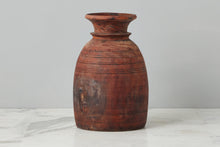 Vintage Wood Jug Vase | Natural | Medium