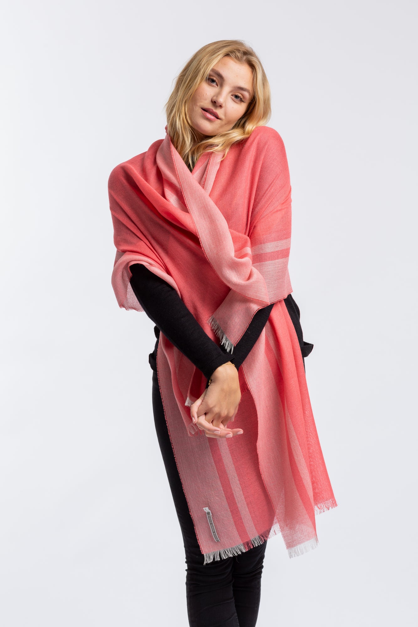 Womens | Maui Wrap | Striped Coral