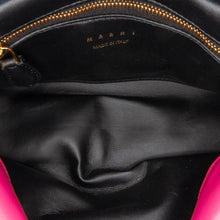 Marni | Pre-Owned Small Leather Prisma Crossbody | Pink/Hot Pink