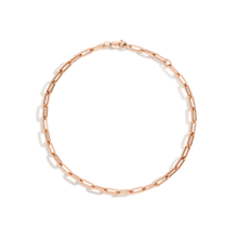 Medium Paperclip Chain Bracelet | 14K Rose Gold Vermeil