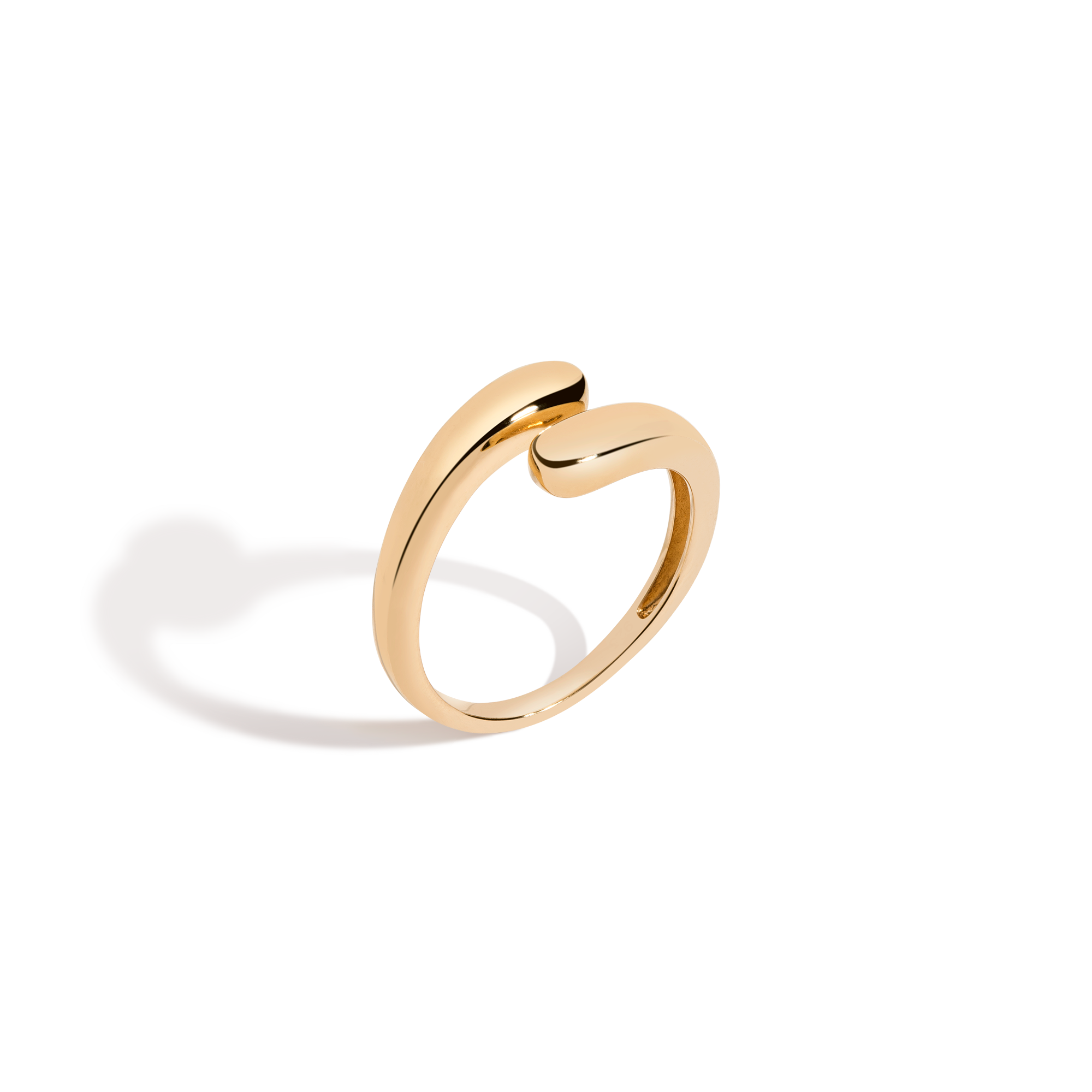 Ellipse Ring Vermeil Yellow Gold