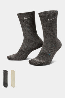 Nike | Nike Everyday Plus Socks | Dark Heather Grey/Off-White