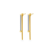 The Bold Beam Drop Earring (Elaluz X Argento Vivo) | 18K Yellow Gold-Plated