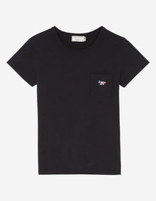 Womens | Tricolor Fox Patch Tee-Shirt | Black