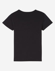 Womens | Tricolor Fox Patch Tee-Shirt | Black