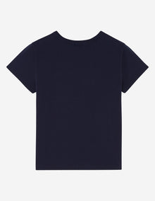 Womens | Tricolor Fox Patch Tee-Shirt | Navy