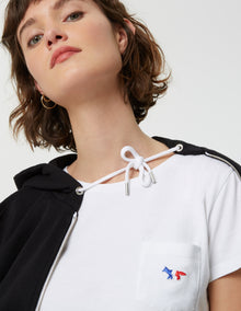 Womens | Tricolor Fox Patch Tee-Shirt | White