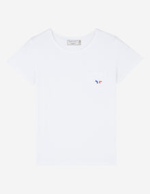 Womens | Tricolor Fox Patch Tee-Shirt | White