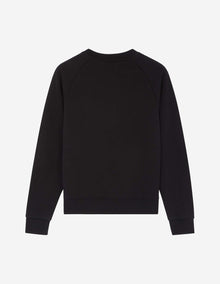 Womens | Ionic Fox Head Patch Adjusted Cotton Fleece Sweatshirt | Black
