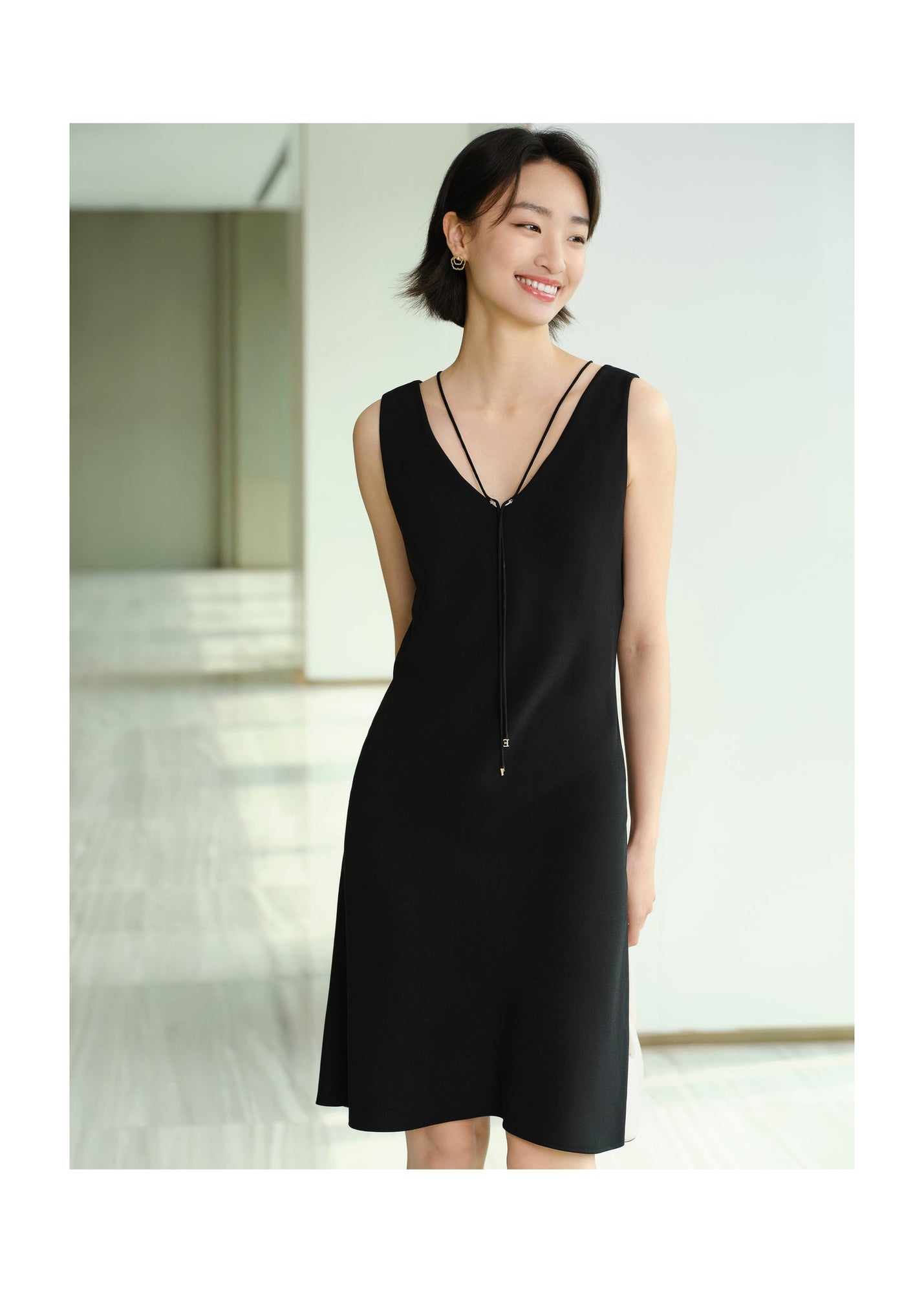 Acetic Acid Dress | Black