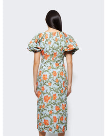 Agua by Agua Bendita | Women | Camelia Midi Dress | Blue