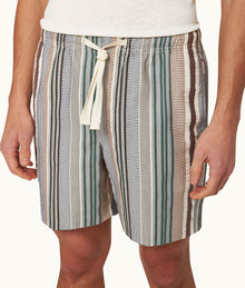 Alex Relaxed Fit Canvas Drawcord Shorts | Multi