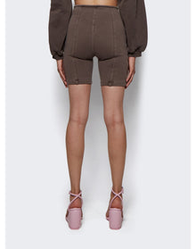 Alexander Wang | Women | Fitted Bike Short | Washed Cola