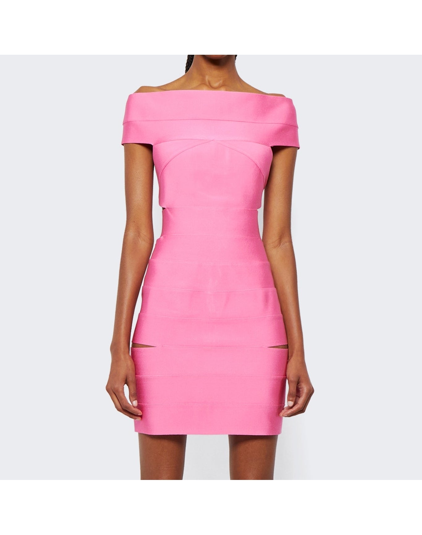 Alexandre Vauthier | Women | Knit Mini Dress | Bubblegum Pink
