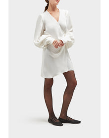Amal Dress | Brilliant White