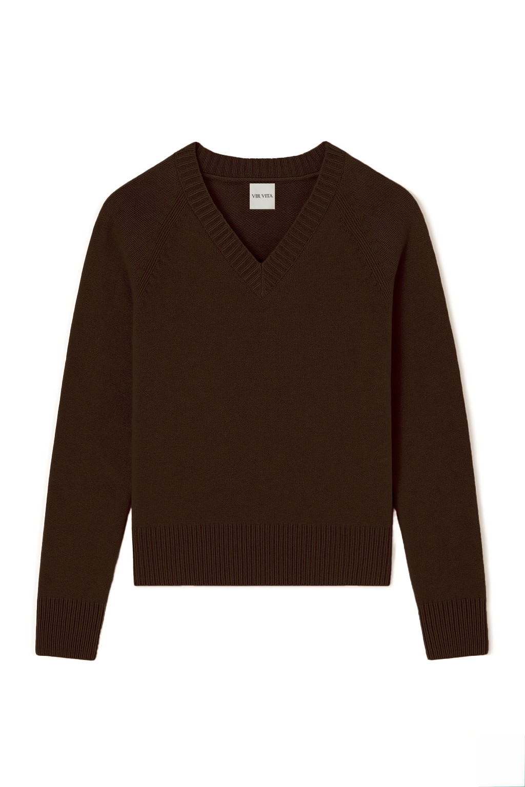 Amalia Cashmere Sweater | Espresso