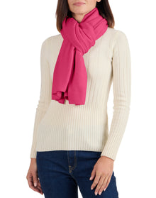 Amicale Cashmere | Women | Cashmere Jersey Travel Wrap | Dk. Pink
