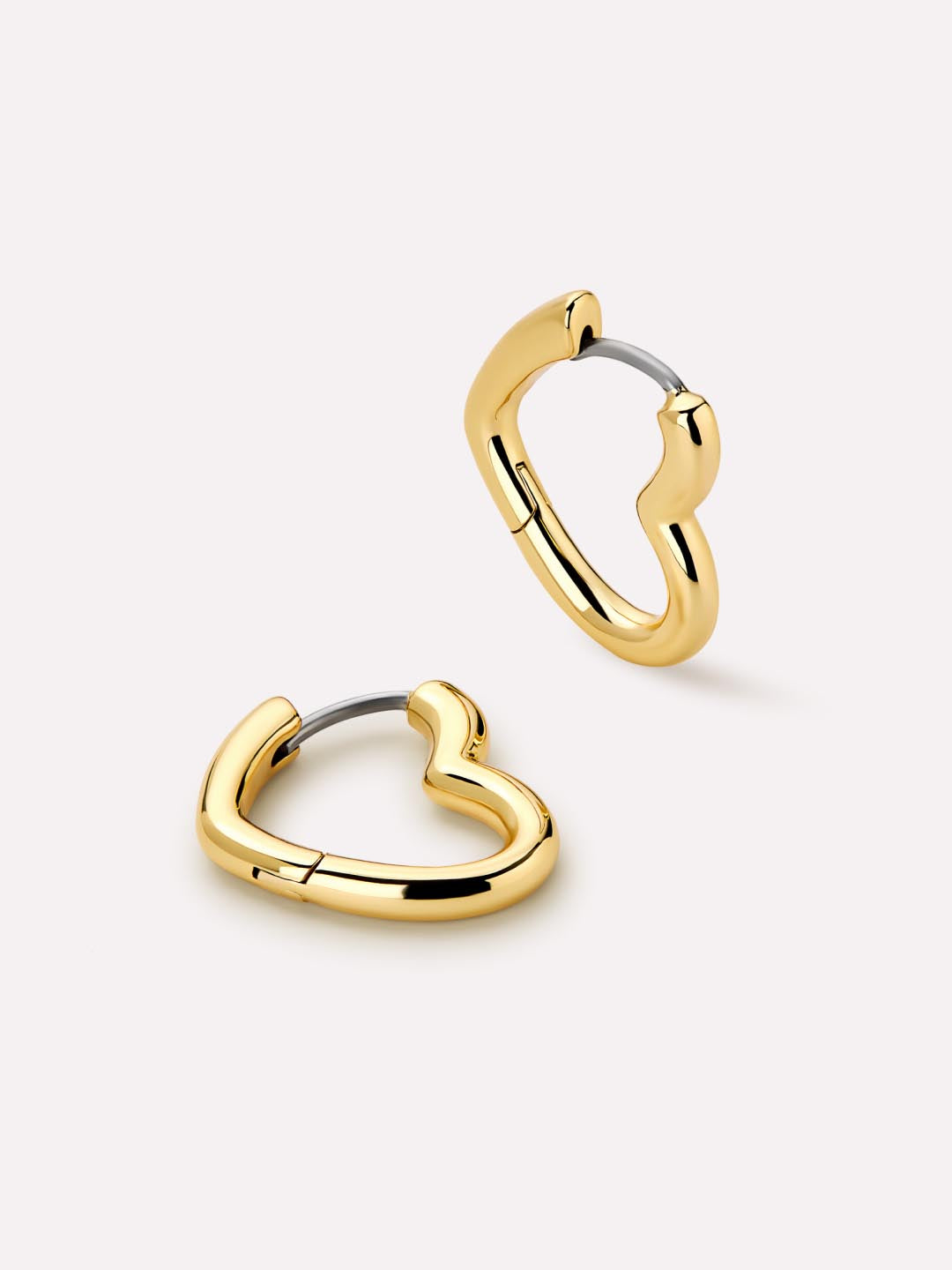 Daryl Heart Earrings | 14K Gold on Brass