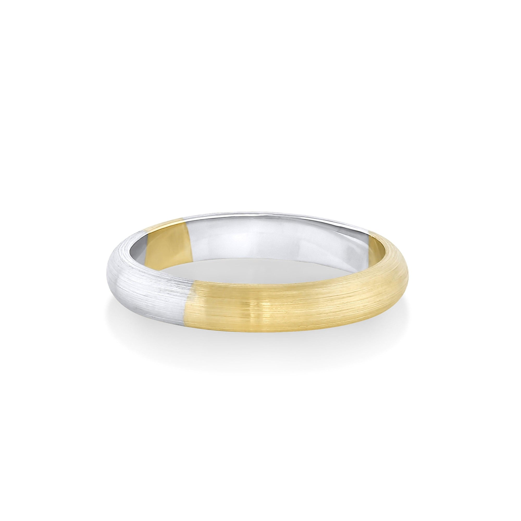 Women | Athena Two–Tone Band | 14k Yellow Gold