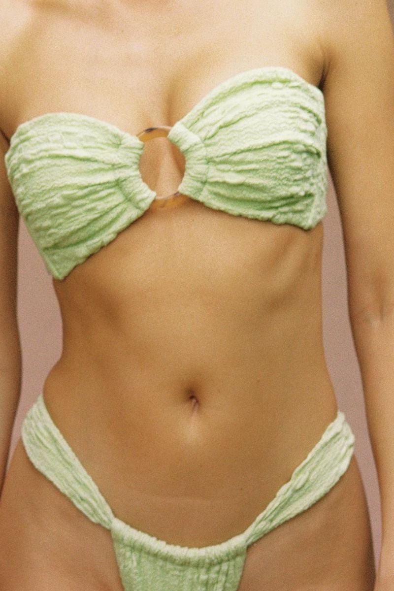 Tori Ties Bandeau Bikini Top | Avo Floral