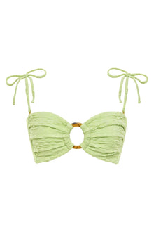 Tori Ties Bandeau Bikini Top | Avo Floral