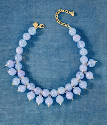 Avril Statement Necklace | Blue