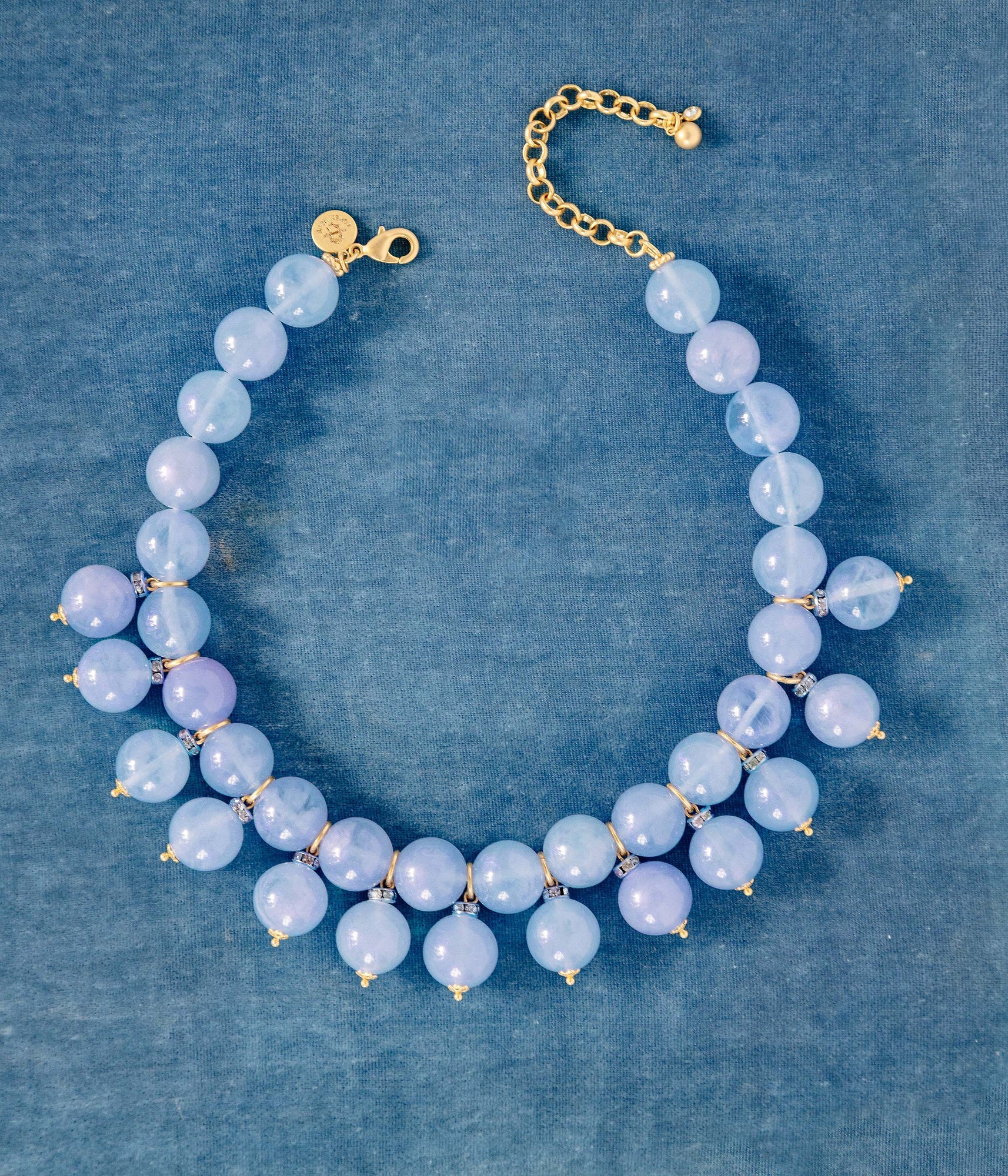 Avril Statement Necklace | Blue