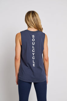 Women | Soul By SoulCycle | Evelyn Tank Skull | Navy