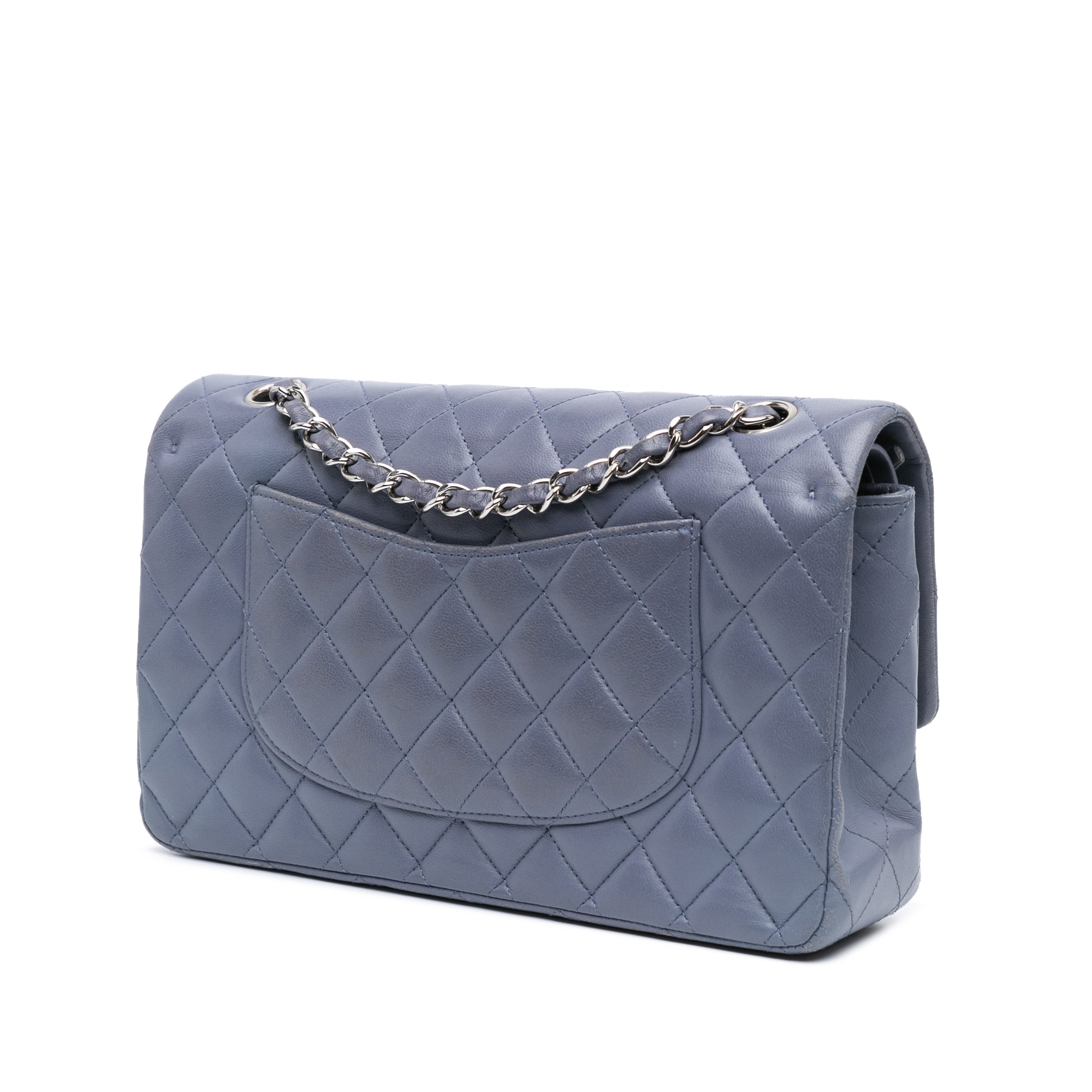 Chanel | Pre-Owned Medium Classic Lambskin Double Flap | Purple