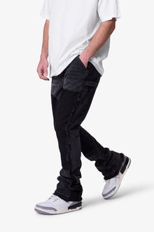 B118 Work Flare Denim | Black