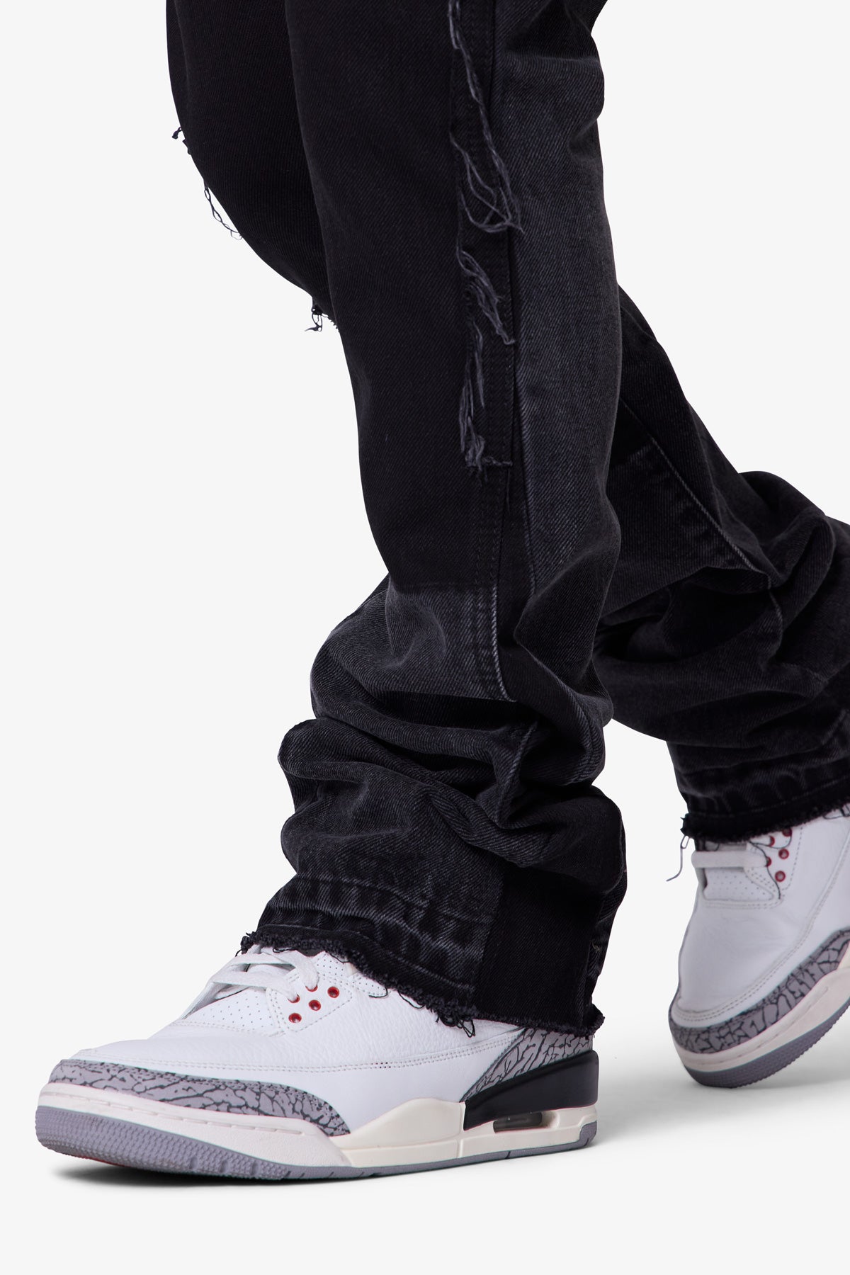 B118 Work Flare Denim | Black