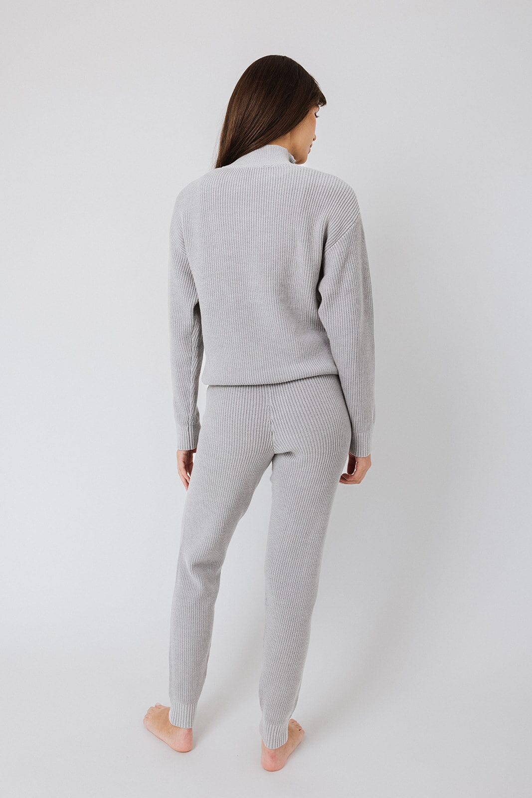 Funnel Neck Half-Zip Sweater sweatshirt IVL April 