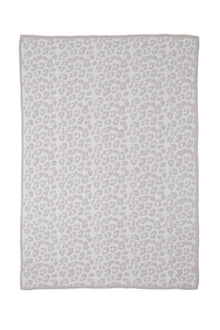 CozyChic Barefoot in the Wild Adult Throw - Leopard | Cream/Stone