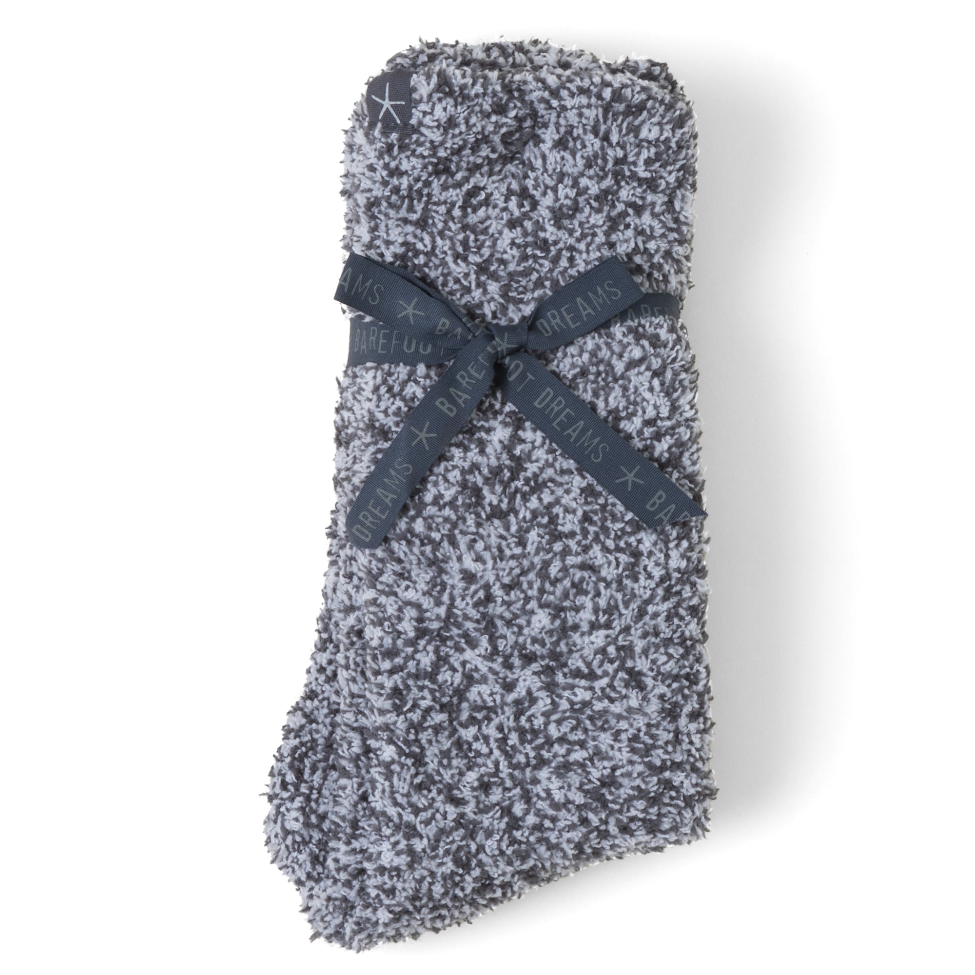 Cozychic Heathered Men's Socks | Slate Blue/White