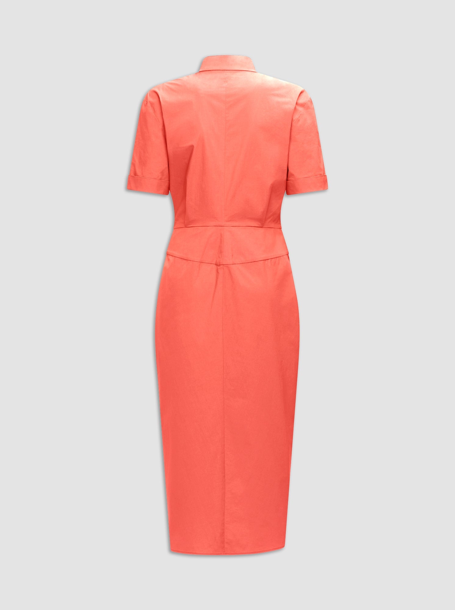 Bali Wrap Shirtdress | Coral