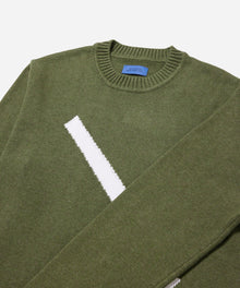 Army Green | Greg Slash Sweater