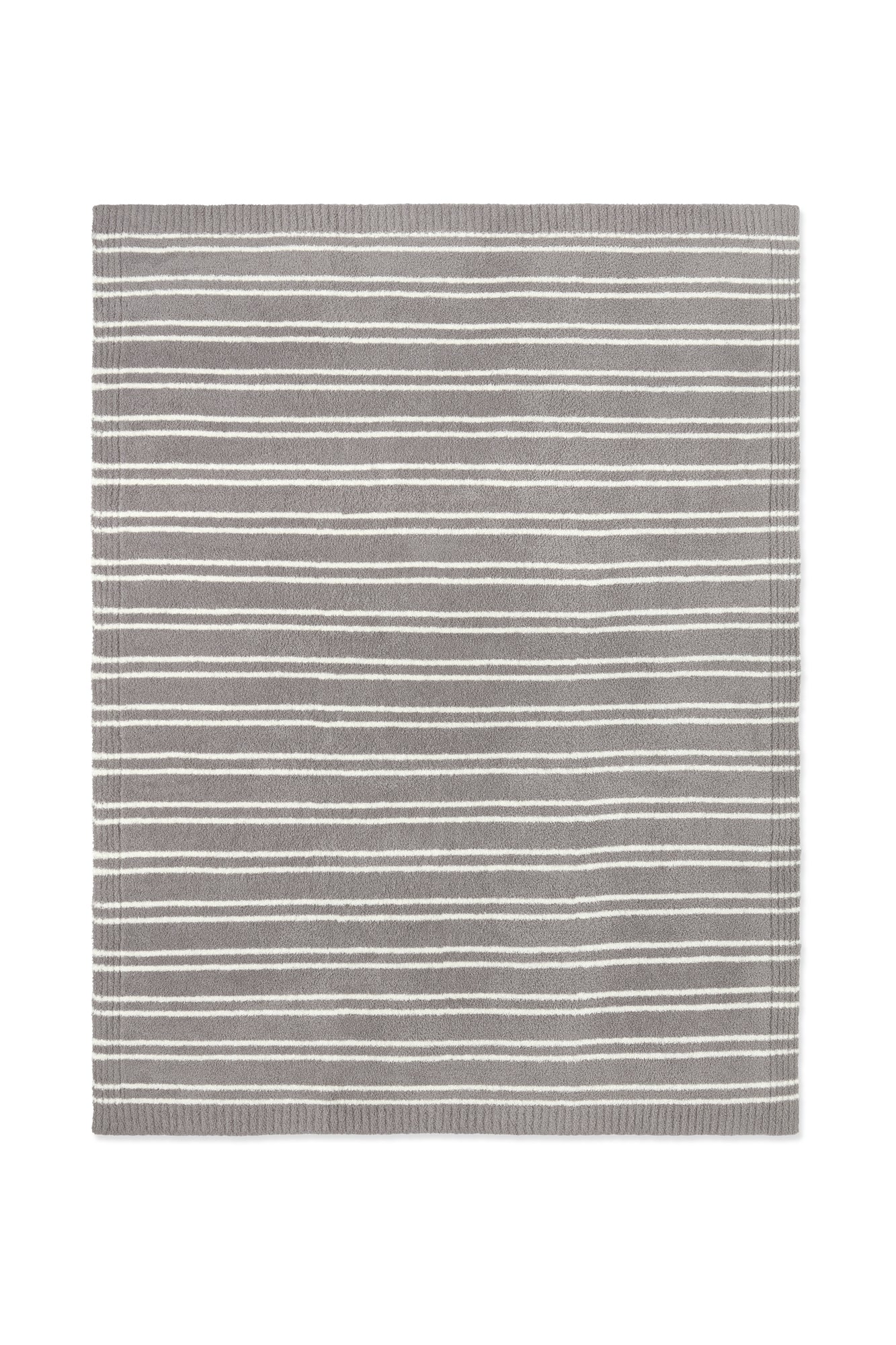 CozyChic Doubled Stripe Blanket | Beach Rock/Cream