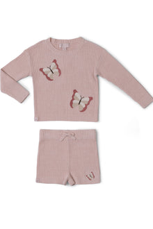 Toddler | CozyChic Ultra Lite Butterfly Set | Dusty Rose