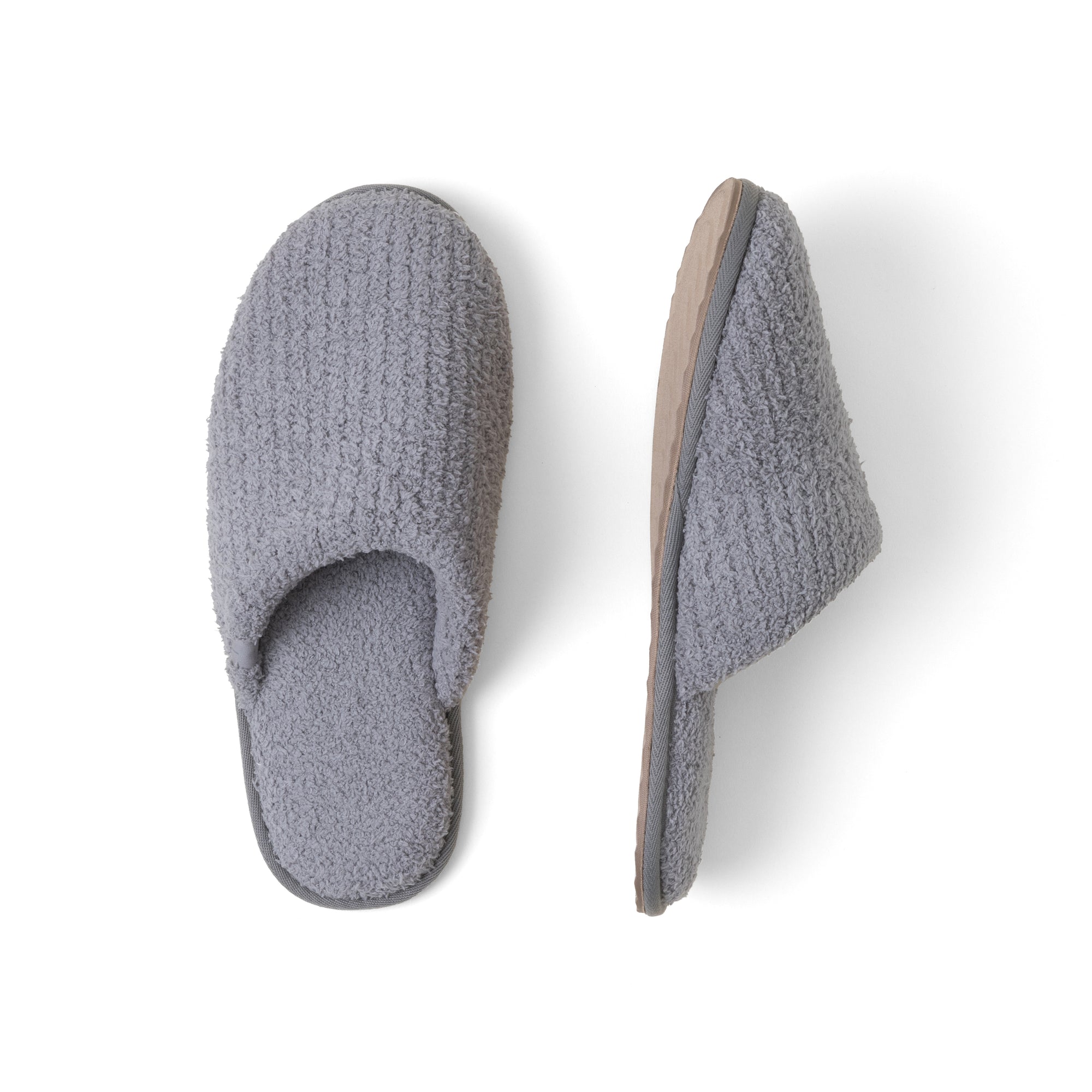 Cozychic Ribbed Slipper | Pewter