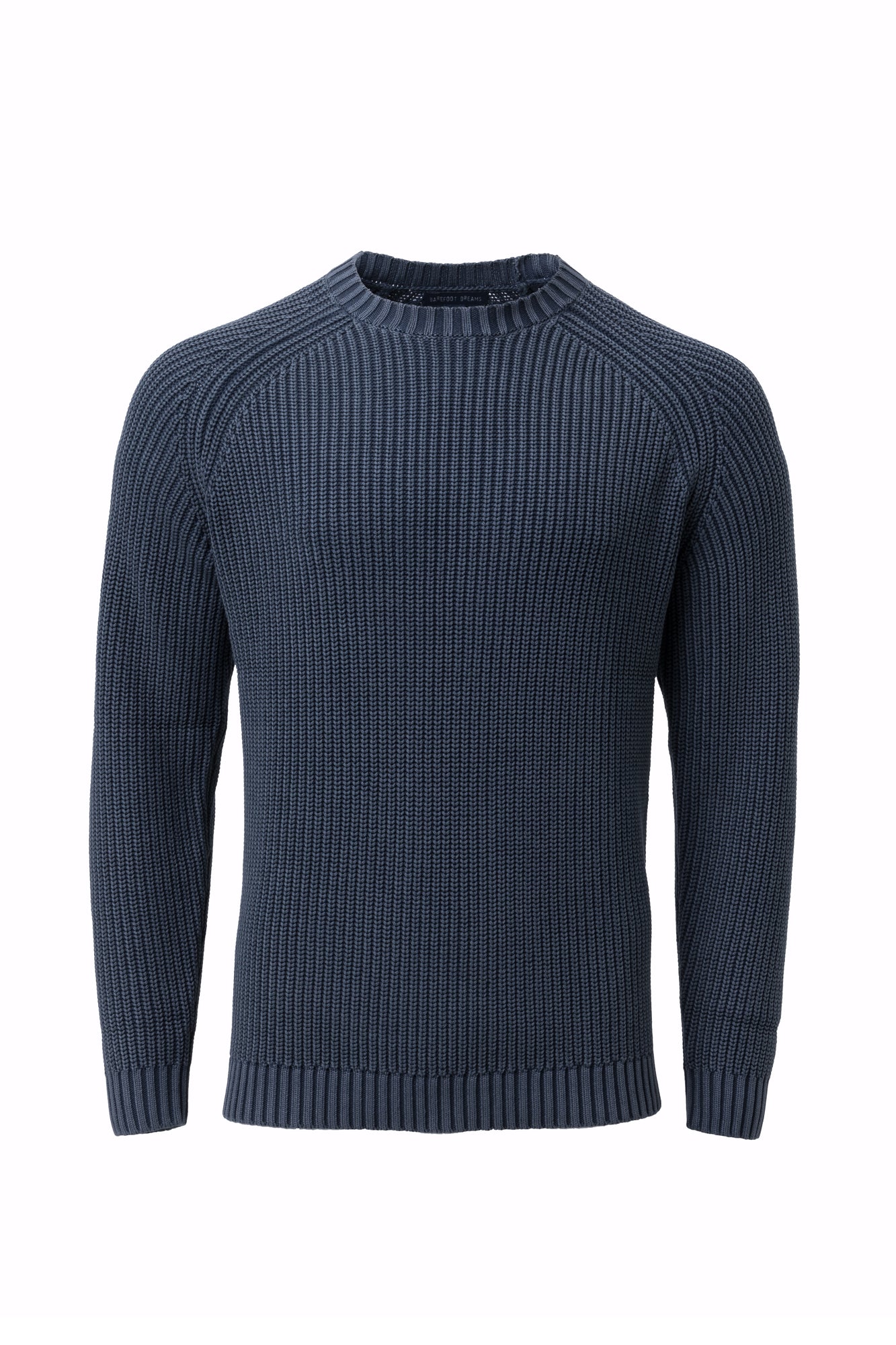 Mens | SunBleached Ribbed Pullover | Indigo