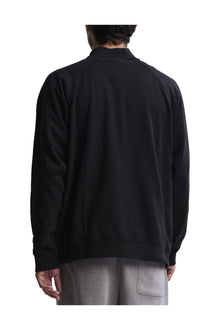 Mens | Malibu Collection Pima Cotton Fleece Half Zip Pullover | Black