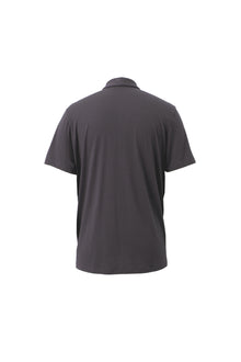 Mens | Malibu Collection Cotton Modal Button Down Polo | Carbon