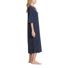 Cozyterry Placket Caftan | Indigo