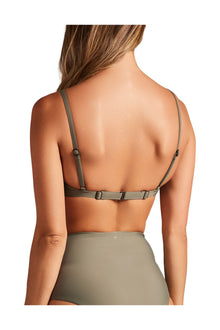 Womens | Triangle Top | Olive Leaf
