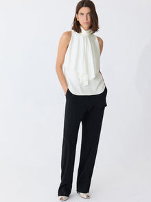Belinda Cascade Front Top | White