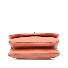 Chanel | Pre-Owned Small Lambskin Color Match Flap | Pink/Salmon