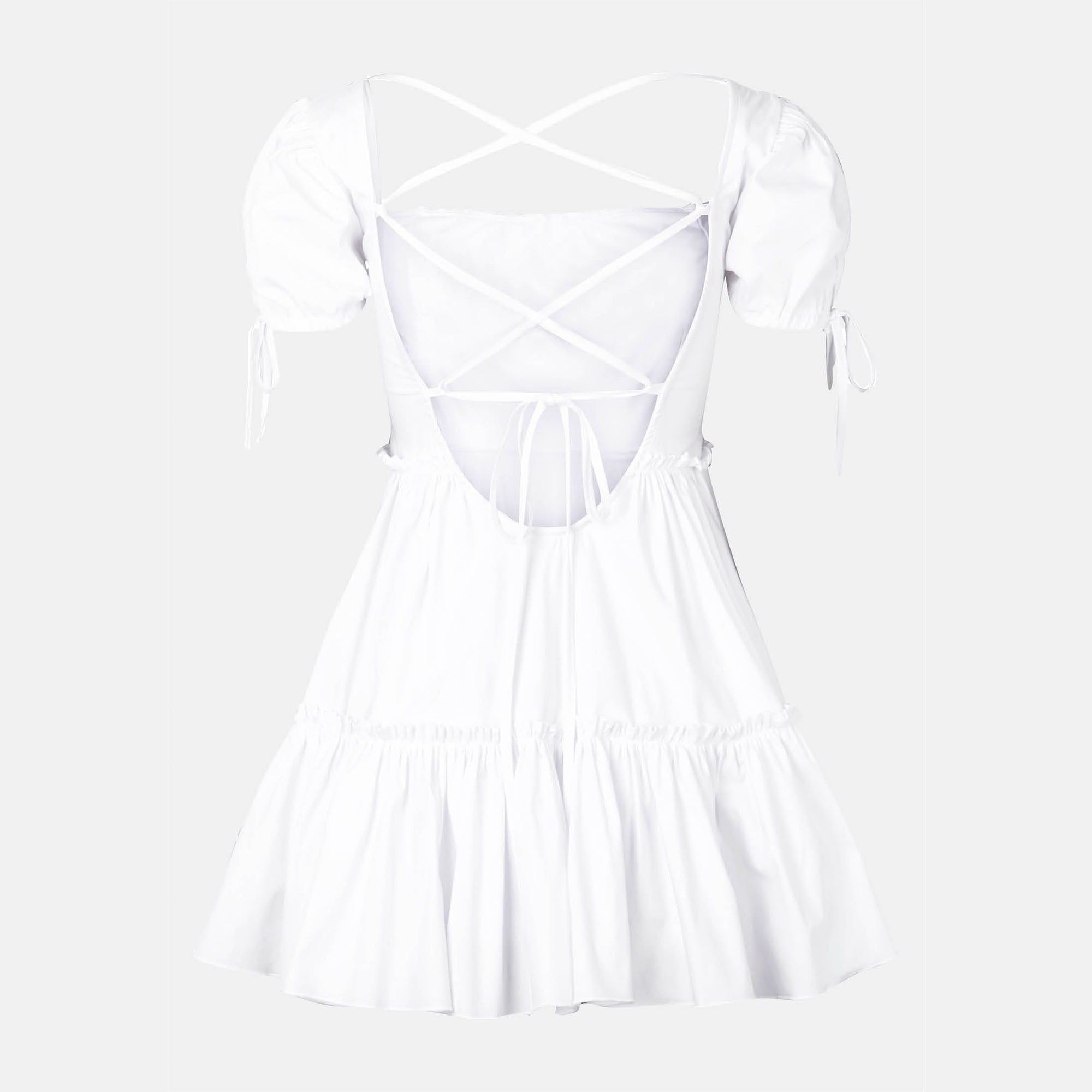 OW Collection BLANC Dress Dress 001 - White